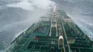 Tanker in big storm [upl. by Sipple]