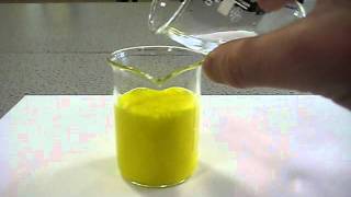 Potassium iodide and lead nitrate [upl. by Nnaecyoj744]