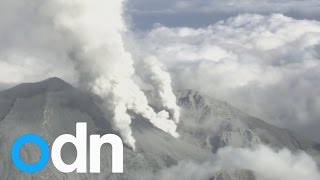 Volcanic eruption in Japan Survivors airlifted from scene [upl. by Sebastien43]