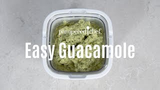 Easy Guacamole  Pampered Chef [upl. by Kesley]