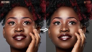 How to SKIN RETOUCH in LESS than 10 MINUTES using the FREQUENCY SEPARATION  Photoshop Tutorial [upl. by Elleirol52]