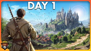 DAY 1 First Look at this PERFECT Medieval Survival Game [upl. by Neram]