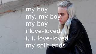 Billie Eilish  My Boy Lyrics [upl. by Hgieloj727]