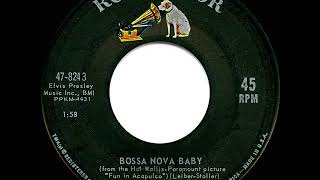 1963 HITS ARCHIVE Bossa Nova Baby  Elvis Presley [upl. by Cyril239]