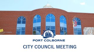 Port Colborne Council Meeting  August 27 2024 [upl. by Consalve]