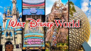 Top 10 Disney World Rides  Virtual Park Hopping with Disney Ride POVs [upl. by Jeannie]