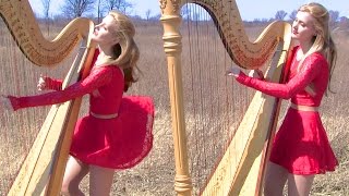 MY IMMORTAL Evanescence Harp Twins  HARP ROCK [upl. by Mosira282]