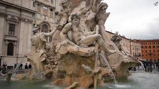 Piazza Navona Tour Rome  Italy [upl. by Yenetruoc720]