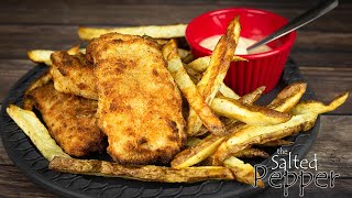 Homemade Air Fryer Fish amp Chips [upl. by Harald]