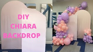 DIY CHIARA BACKDROP USING FOAM BOARDS  Tutorial  Part 1 [upl. by Harifaz]