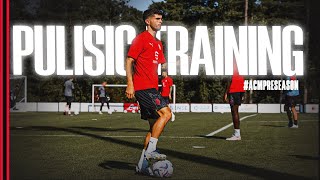 Christian Pulisic  Training at Milanello [upl. by Adolphus]