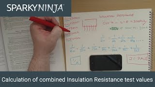 Calculating combined insulation resistance tests  CampG 2391 [upl. by Det137]