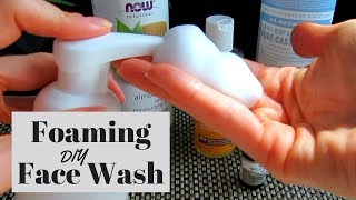 Homemade Foaming Face Wash Recipe for Acne Prone and Sensitive Skin [upl. by Haywood781]