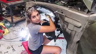 Building an LS SWAPPED 240SX IN 10 MINUTES Amazing Transformation [upl. by Zeena]