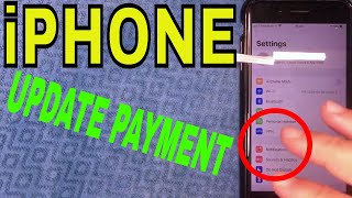 ✅ How To Update Payment Method On iPhone 🔴 [upl. by Ule892]