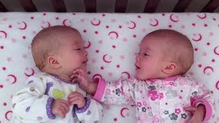 Identical twin girls engage in deep conversation [upl. by Karas326]