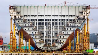 This is How Large Ship Building and Most Skilled Technical Doing Their Job Perfectly 2 [upl. by Ydualc566]