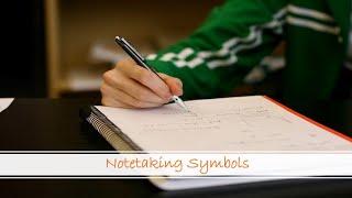 Notetaking Symbols [upl. by Hahcim]