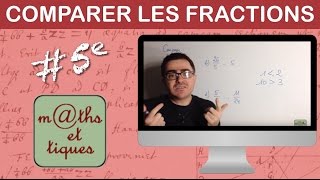 Comparer les fractions 2  Cinquième [upl. by Akiria272]