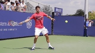 Grigor Dimitrov Ultimate Slow Motion Compilation  Forehand  Backhand  Serve  2013 Cincinnati O [upl. by Darren]