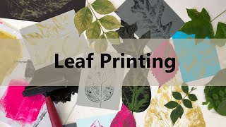 Leaf Printing [upl. by Almeida]