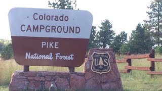 Colorado Campground Revisited  Complete Tour  Pike National Forest [upl. by Detta]