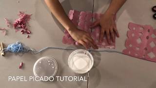 Papel Picado Tutorial [upl. by Ellennahc]