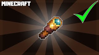 MINECRAFT  How to Make a SPYGLASS 117 [upl. by Joost357]