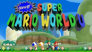 Newer Super Mario World U  Complete Walkthrough [upl. by Addy]