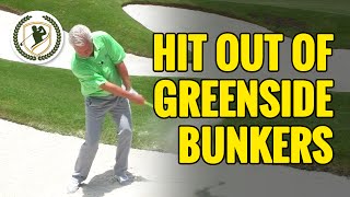 HOW TO HIT OUT OF GREENSIDE BUNKERS [upl. by Agneta642]