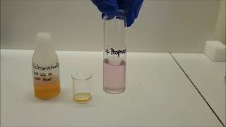 Oxidation von Alkoholen mit Kupferoxid [upl. by Yesac]