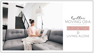 THE MOVE  Budgeting Living Alone Moving Downtown  ilikeweylie [upl. by Sileas]