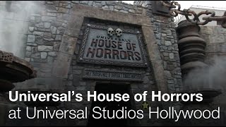 Universals House of Horrors  Queue amp Walkthrough  Universal Studios Hollywood [upl. by Ebbarta]