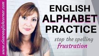 How to Say English Letters American English Alphabet Pronunciation [upl. by Puttergill]