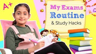 My EXAMS STUDY Routine  STUDENT HACKS  Tips Sketch MyMissAnand [upl. by Pack970]