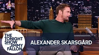 Alexander Skarsgård Teaches Jimmy the Swedish Midsummer Dance [upl. by Eneryc]