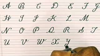 1 Cursive writing  Lesson  1  Capital Letters [upl. by Laspisa]