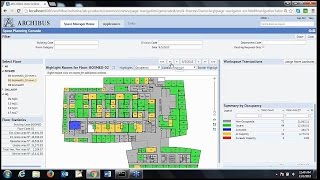 SPACE PLANNING with ARCHIBUS [upl. by Katha]