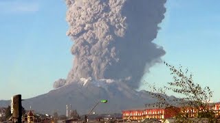 5 Monster Volcano Eruptions Caught On Camera [upl. by Adnirod]