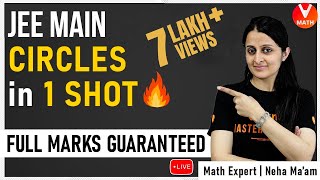 JEE Main 2023  Circles IIT JEE in 1 Shot By Neha Agrawal  JEE Main 2023 Maths Revision  Vedantu [upl. by Anyehs]