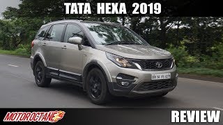 Tata Hexa 2019 Review  Hindi  MotorOctane [upl. by Ovid]