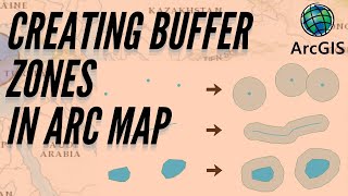 Creating Buffer Zones In Arc Map [upl. by Nema]