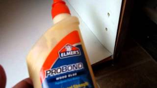 How to Glue Back Down Cabinet Laminate [upl. by Cassella426]