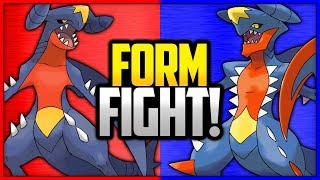 Garchomp vs Mega Garchomp  Pokémon Form Fight [upl. by Rondi]