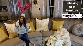 THINKING OF BUYING FURNITURE FROM WAYFAIR Living Room Update [upl. by Layla]