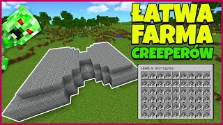 FARMA CREEPERÓW PROCHU  ŁATWE  Minecraft Mechanizmy  11 [upl. by Coralyn]