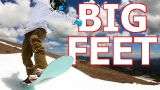 Top 5 Snowboards for BIG FEET [upl. by Kraul]