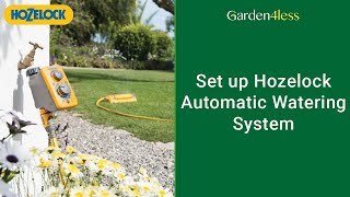 Setting Up A Hozelock Automatic Watering System  Garden4Less [upl. by Adnopoz]