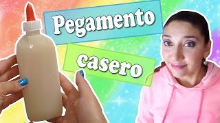 HAZ PEGAMENTO CASERO  DIY PEGAMENTO O COLA CASERA  Paito [upl. by Fabri]