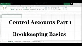 Control Accounts  Part 1  Bookkeeping amp Accounting [upl. by Drye]